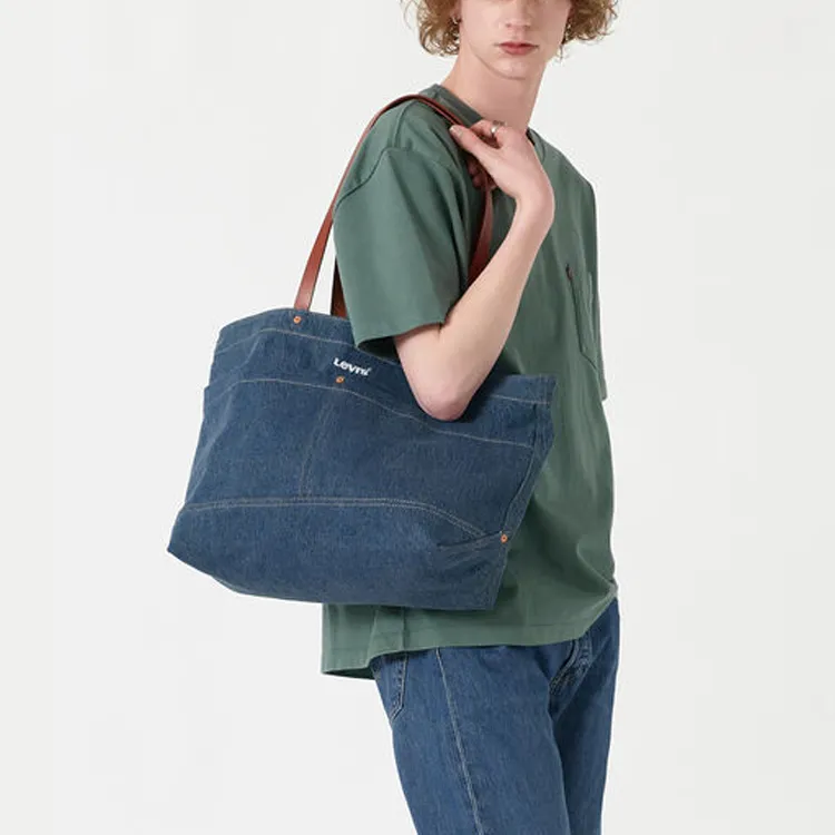 Levi's Cotton Handbag Tubas Women's Denim Blue-3