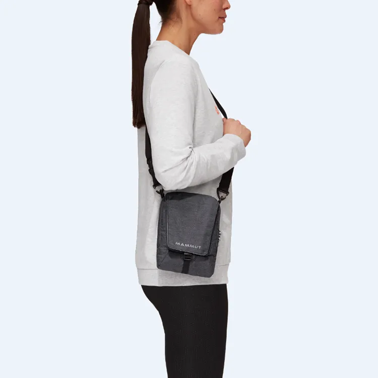 MAMMUT Polyester Shoulder Bag Crossbody Bag Regular Unisex Black/Olive Green-3