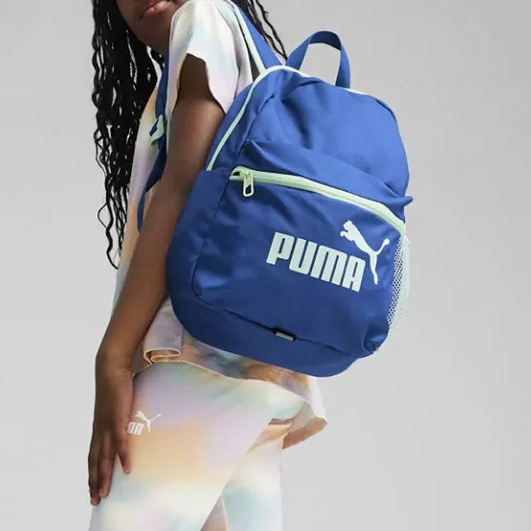 PUMA PHASE Fabric Backpack Small Size Men's Blue Glaze-2