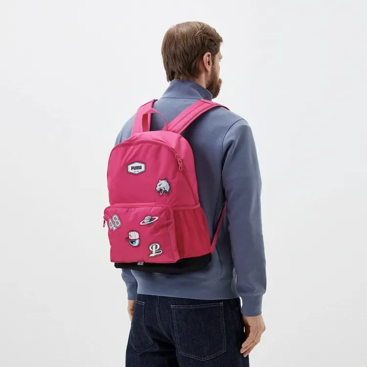 PUMA Fabric Backpack Regular Unisex Garnet Rose-4