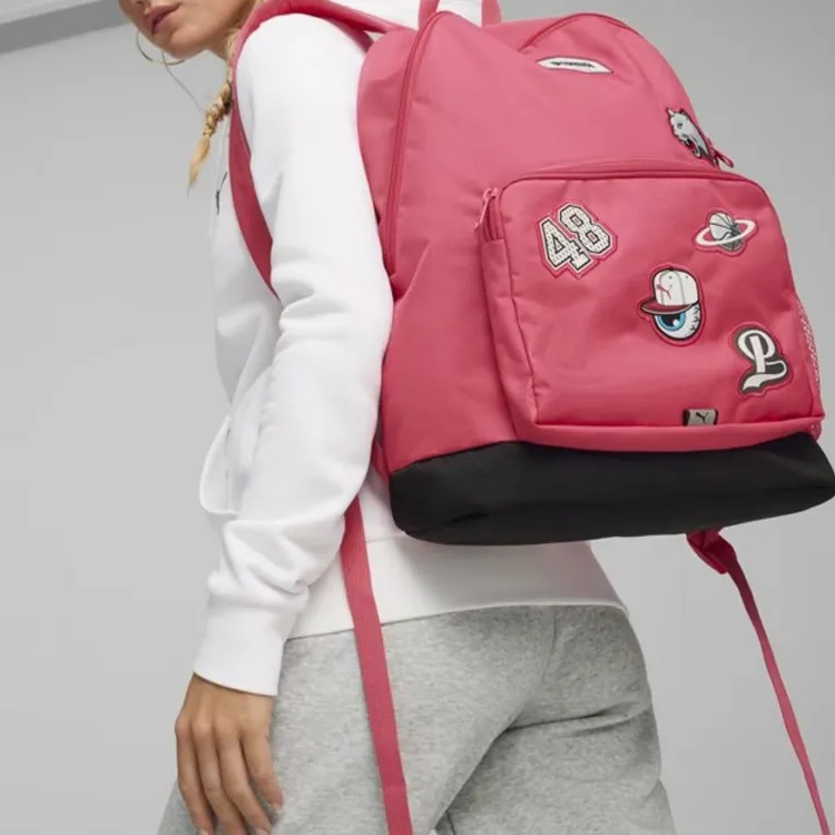 PUMA Fabric Backpack Regular Unisex Garnet Rose-3