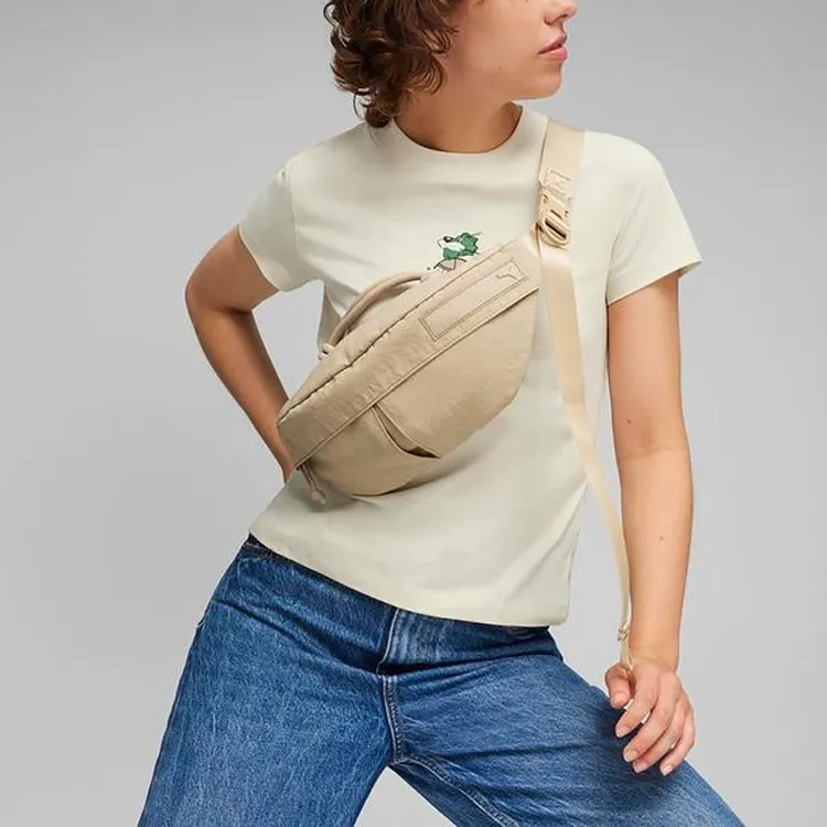 PUMA Nylon Fanny Pack Regular Unisex Khaki-3