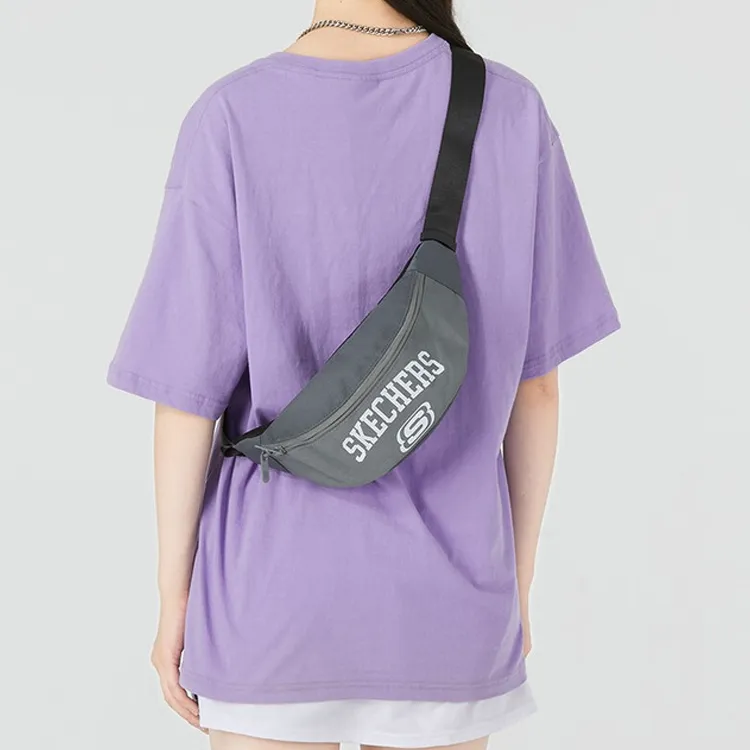Skechers Fabric Fanny Pack Regular Unisex Gray-4