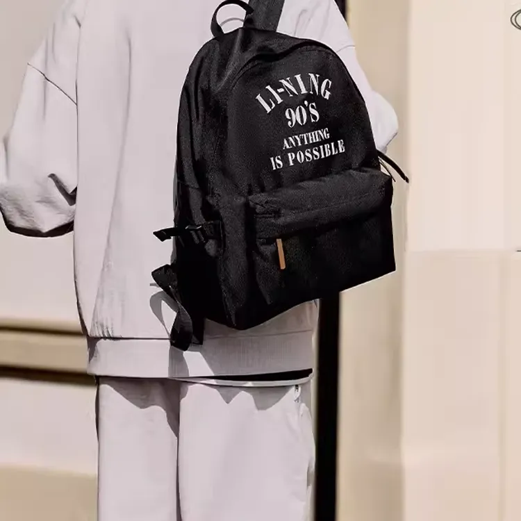 LiNing Polyester Backpack Regular Unisex Black-2