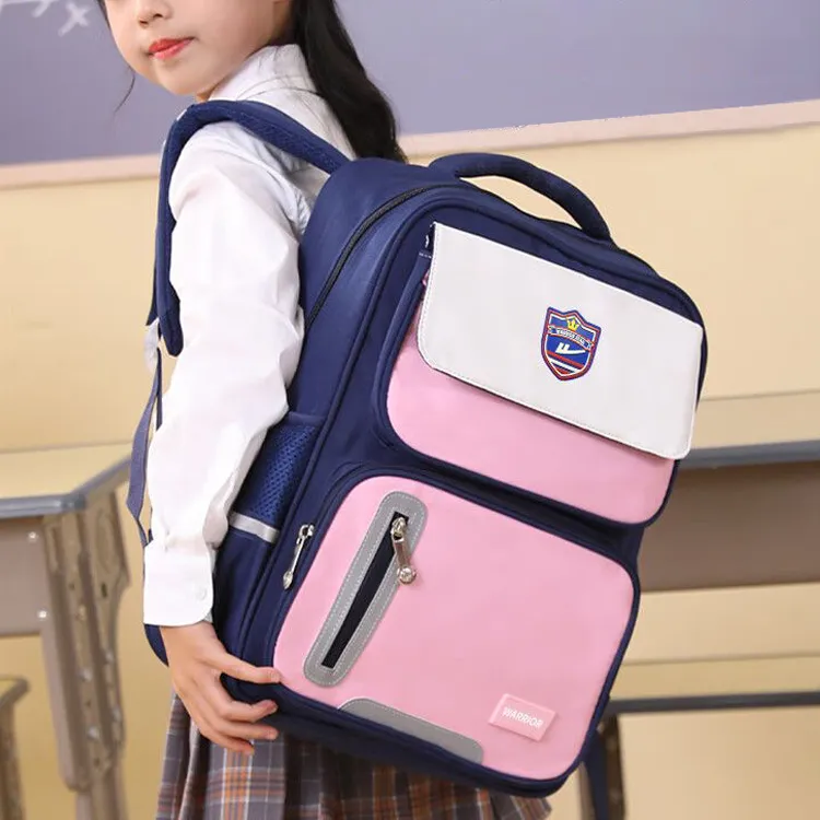 Warrior Polyester Student Bag Regular Men's Blue/Red/Pink-1