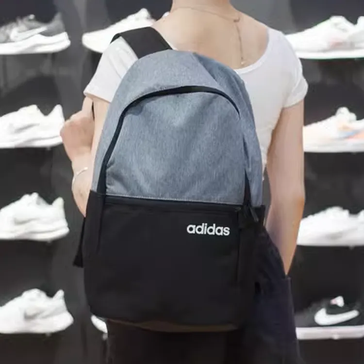 Adidas Polyester Backpack Regular Unisex Gray-3