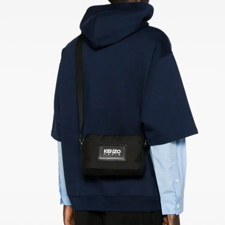 KENZO KENZOgraphy Zipped Messenger Bag-5