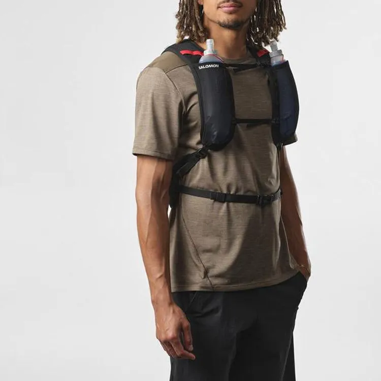 SALOMON 12L Outdoor Bags Polyamide Black White Unisex-4