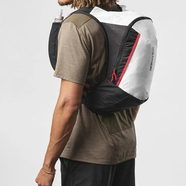 SALOMON 12L Outdoor Bags Polyamide Black White Unisex-3