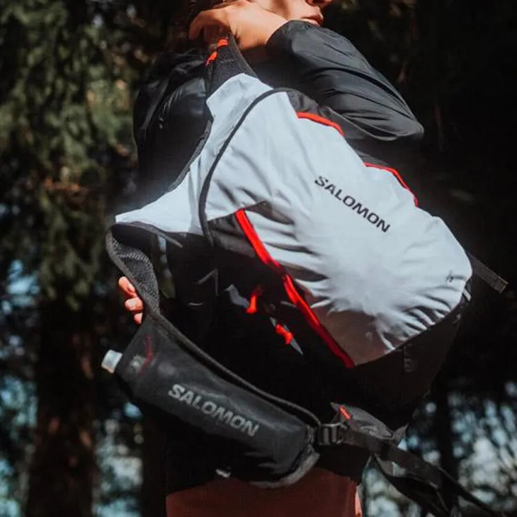 SALOMON 12L Outdoor Bags Polyamide Black White Unisex-5