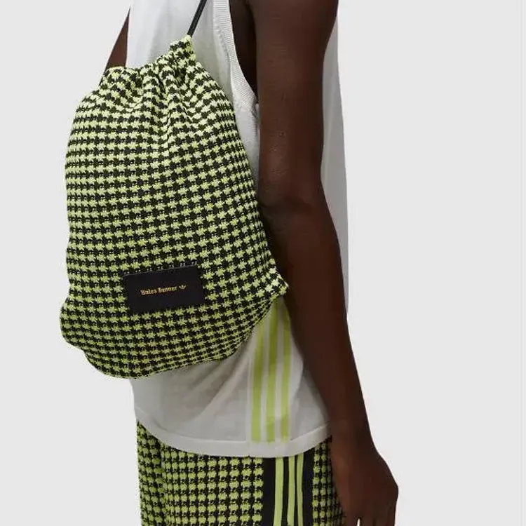 Adidas X Wales Bonner Crochet Bag Semi Frozen Yellow/Night Brown-4
