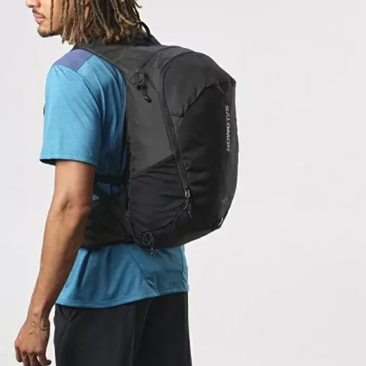SALOMON Polyester Outdoor Mountaineering Bag, Backpack Regular Unisex Black-4