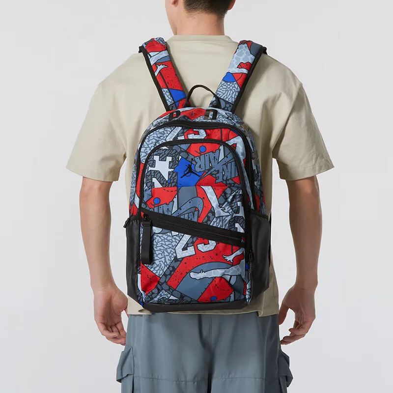 Jordan Fabric Backpack Medium Size Unisex Multicolor-4