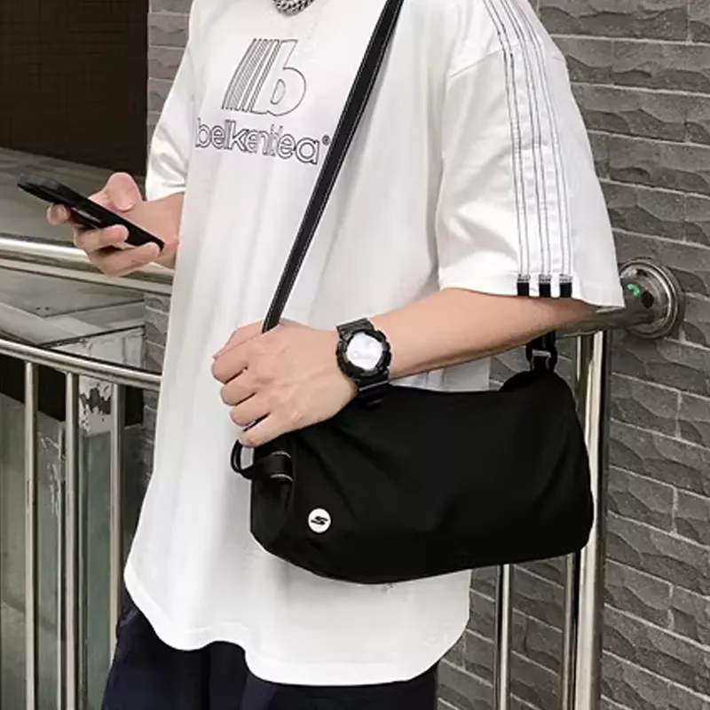 Skechers Fabric Crossbody Bag Regular Unisex Carbon Black-1