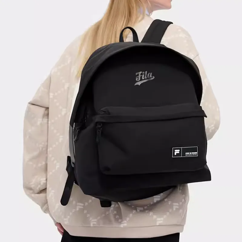FILA FUSION Fabric Backpack Regular Women's Pitch Black-4