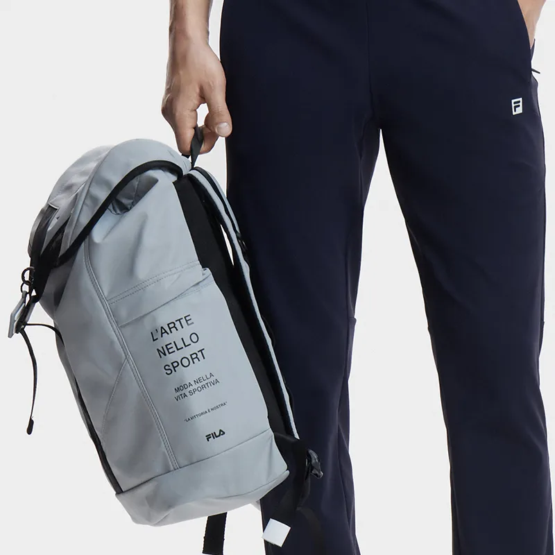 FILA Fabric Backpack Men's Deep Gray-4