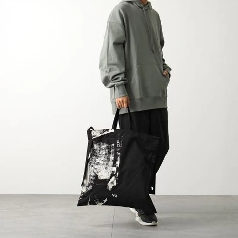 Adidas Y 3 Aop Shoulder Bag Black/Talc-3