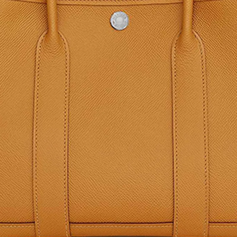 HERMES Garden Party Epsom Calfskin Shoulder Bag Crossbody Bag Handbag Regular Women's 2S Sesame Sesame-Colored-4