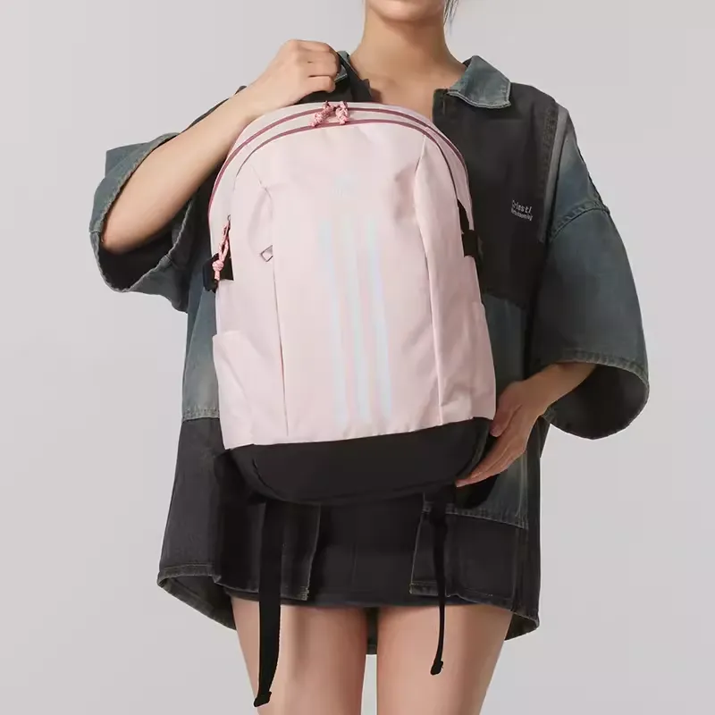 Adidas Fabric Backpack Regular Women's Pink & Black-3