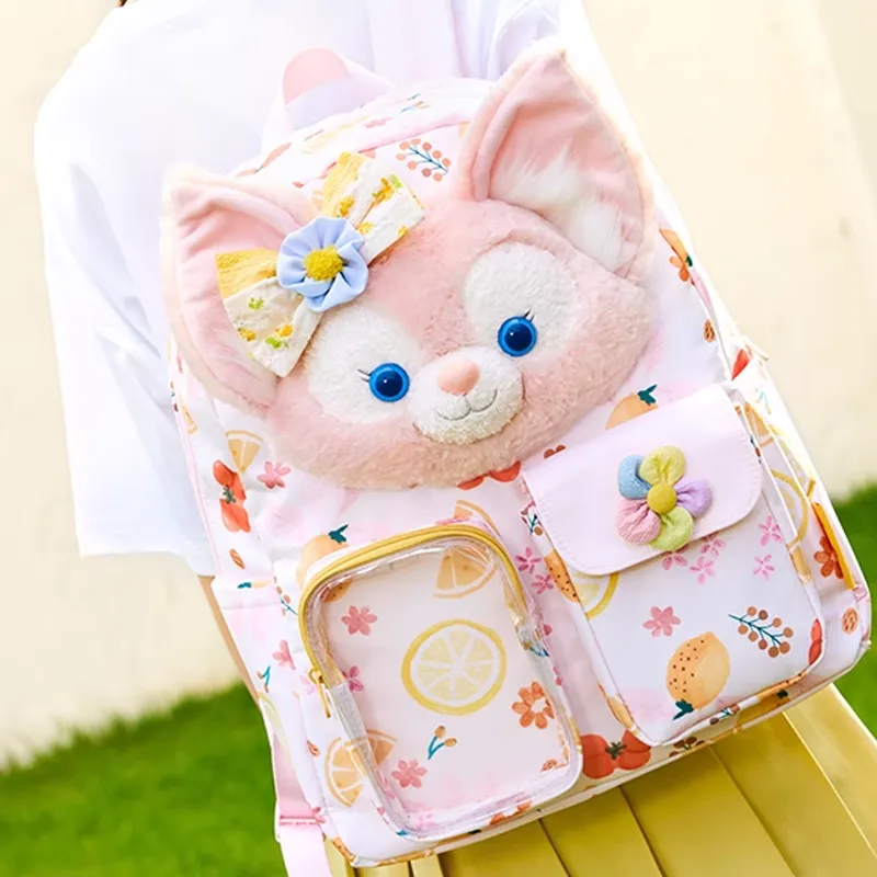 Disney Polyester With Polyvinyl Chloride Backpack Regular Women's Pink-4