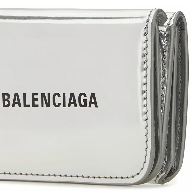 Balenciaga Logo Printed Bi-Fold Wallet-4