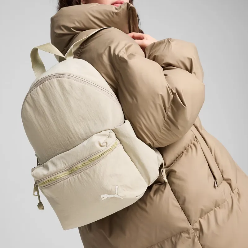 PUMA HER Nylon Backpack Regular Women's Beige-3