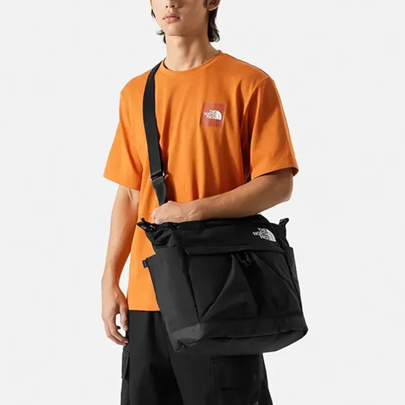 THE NORTH FACE Polyester Tote Bag, Shopping Bag, Crossbody Handbag, Shoulder Bag Regular Unisex Black-5