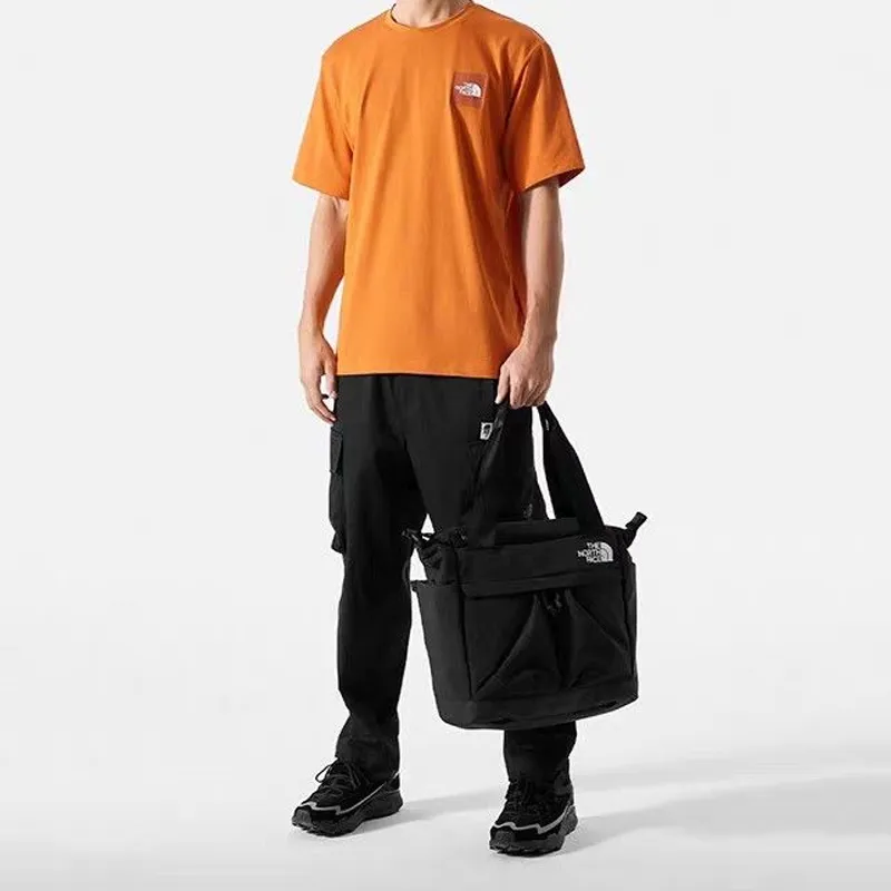 THE NORTH FACE Polyester Tote Bag, Shopping Bag, Crossbody Handbag, Shoulder Bag Regular Unisex Black-4