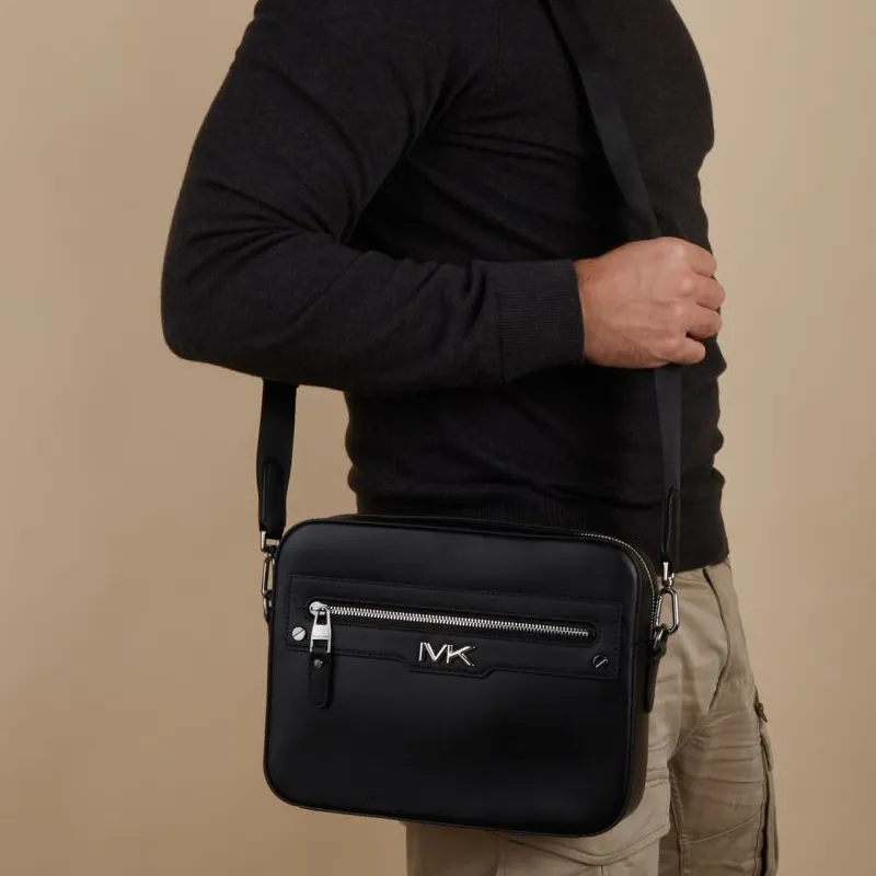 MICHAEL KORS Varick Leather Camera Bag-3