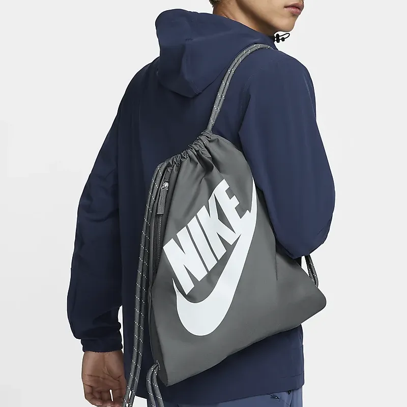Nike Heritage Recycled Polyester Backpack Unisex Smoke Gray & Summit White-1
