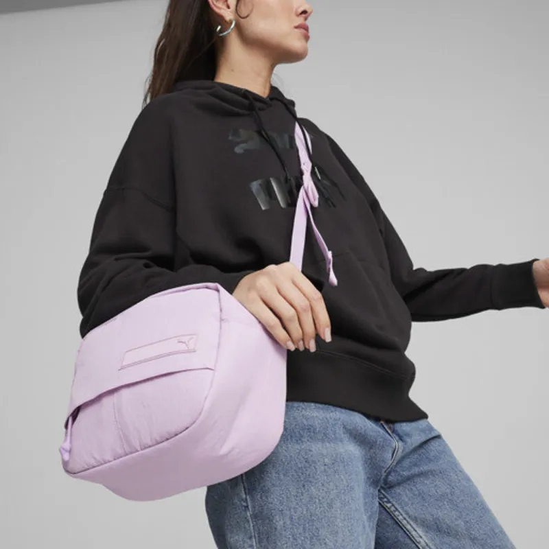 PUMA Nylon Handbag, Shoulder Bag, Crossbody Bag Regular Women's Grape Mist Color-2