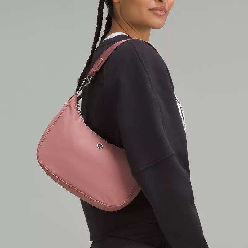 Lululemon Recycled Nylon Crossbody Bag, Shoulder Bag Mini Women's Pink-2
