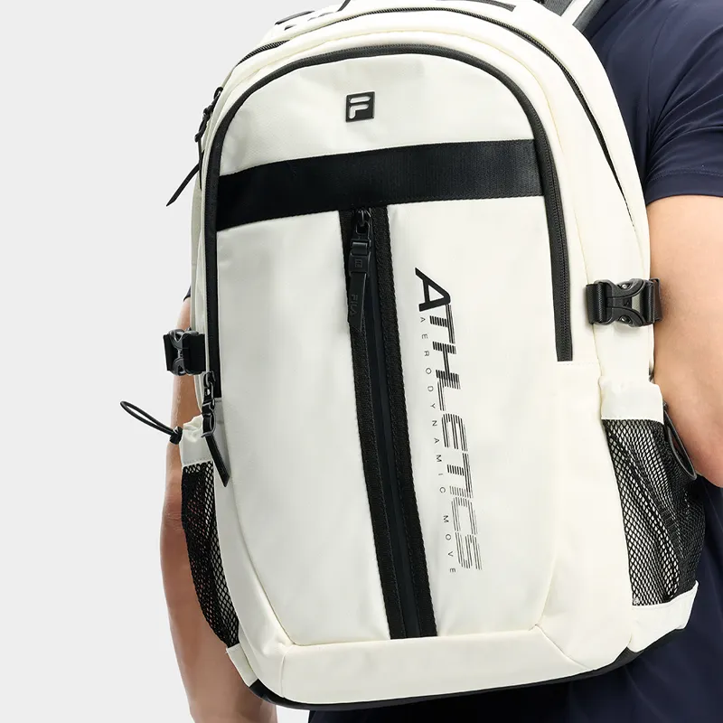 FILA Fabric Backpack Extra Small Men's Almond White-4