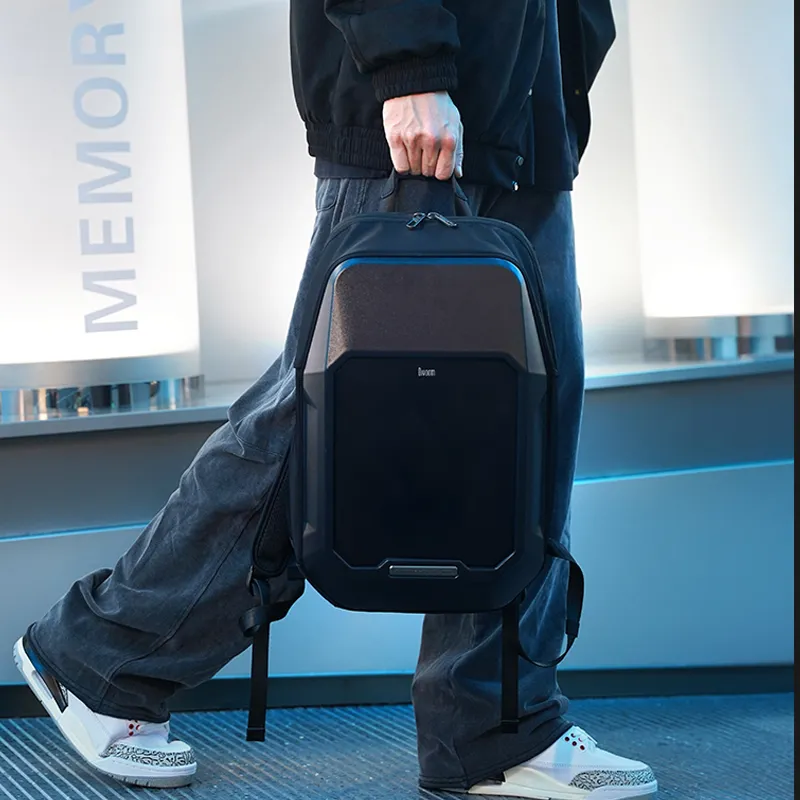 Divoom Polyester Backpack Large Size Men's Black-4