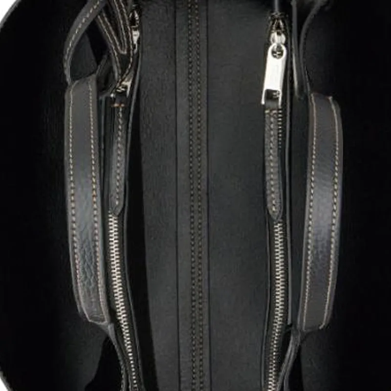 TOD'S Logo Plaque Top Handle Bag-4