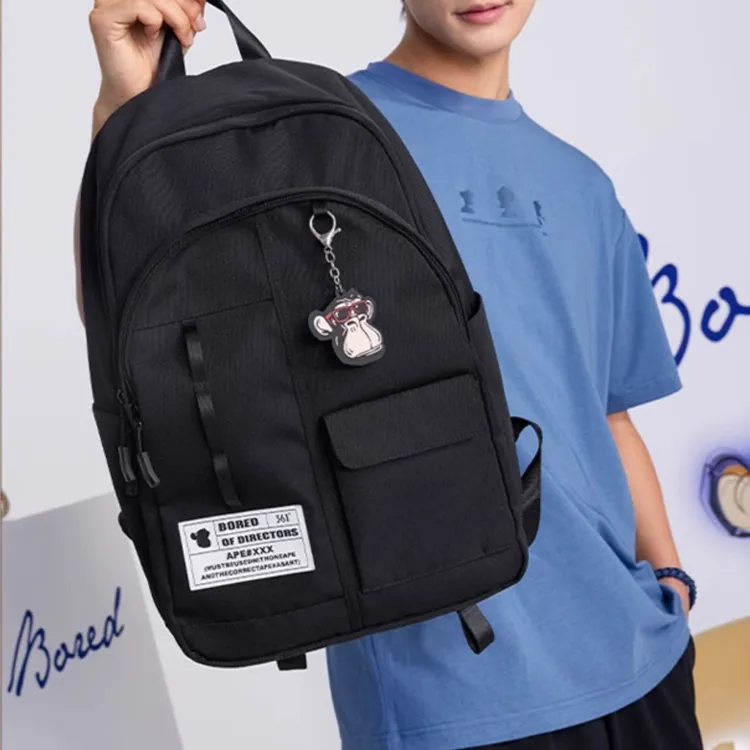 361° Fabric Backpack Regular Unisex Black/Mixed Color-3