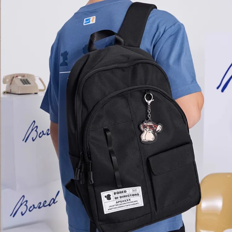 361° Fabric Backpack Regular Unisex Black/Mixed Color-2