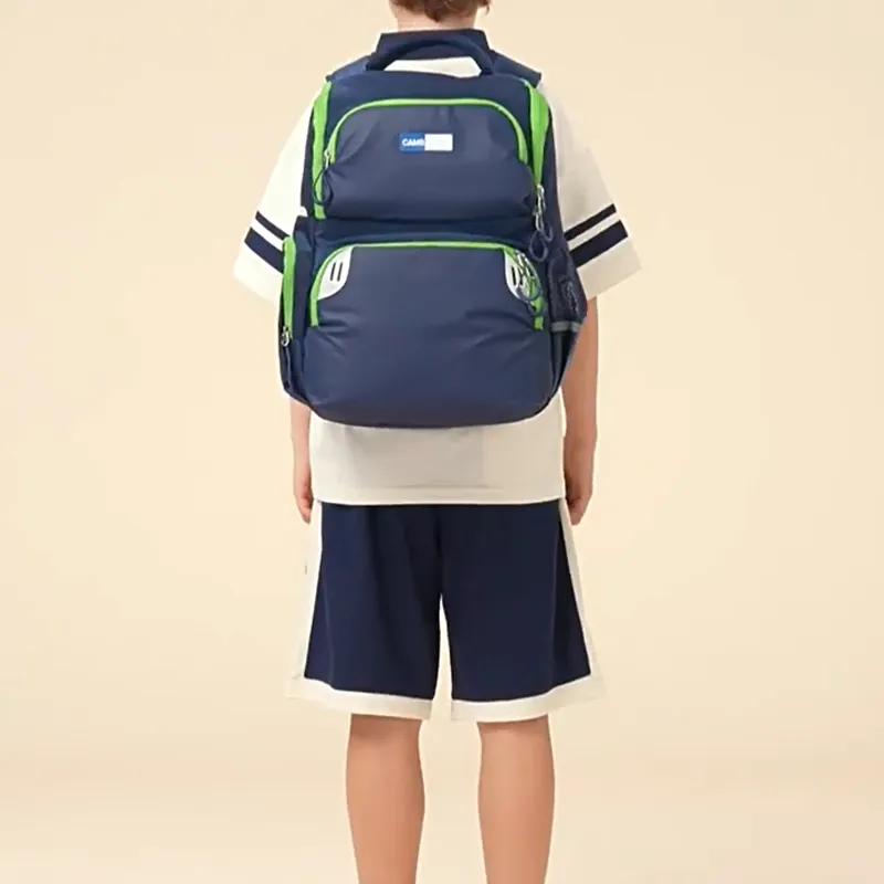 CAMS Nylon Backpack Regular Unisex Smart Nautical Blue-3