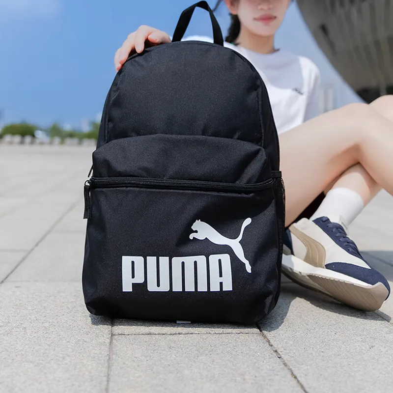 PUMA Fabric Backpack Large Size Unisex Black-2