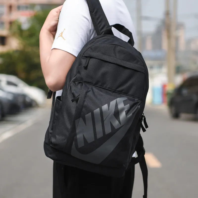Nike Polyester Backpack Regular Unisex Black-3