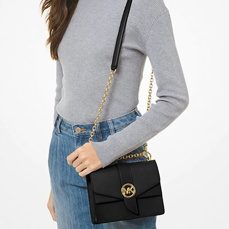MICHAEL KORS Greenwich Small Saffiano Leather Crossbody Bag-3