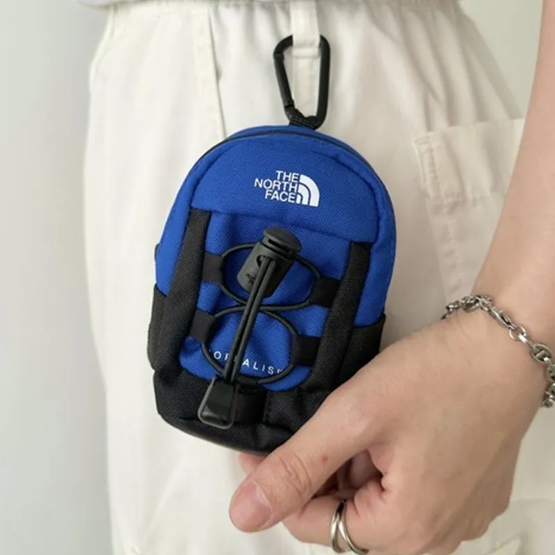 THE NORTH FACE Polyester Earphone Case Bag Accessory Mini Unisex Royal Blue-2