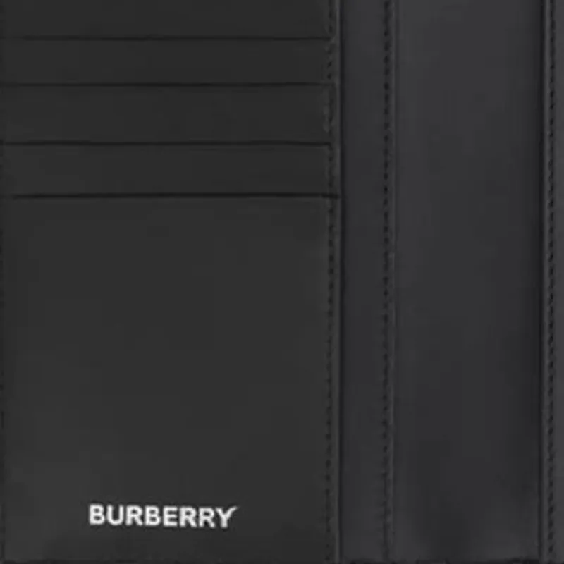 Burberry Canvas Wallet Canvas Bag Unisex Brown-4