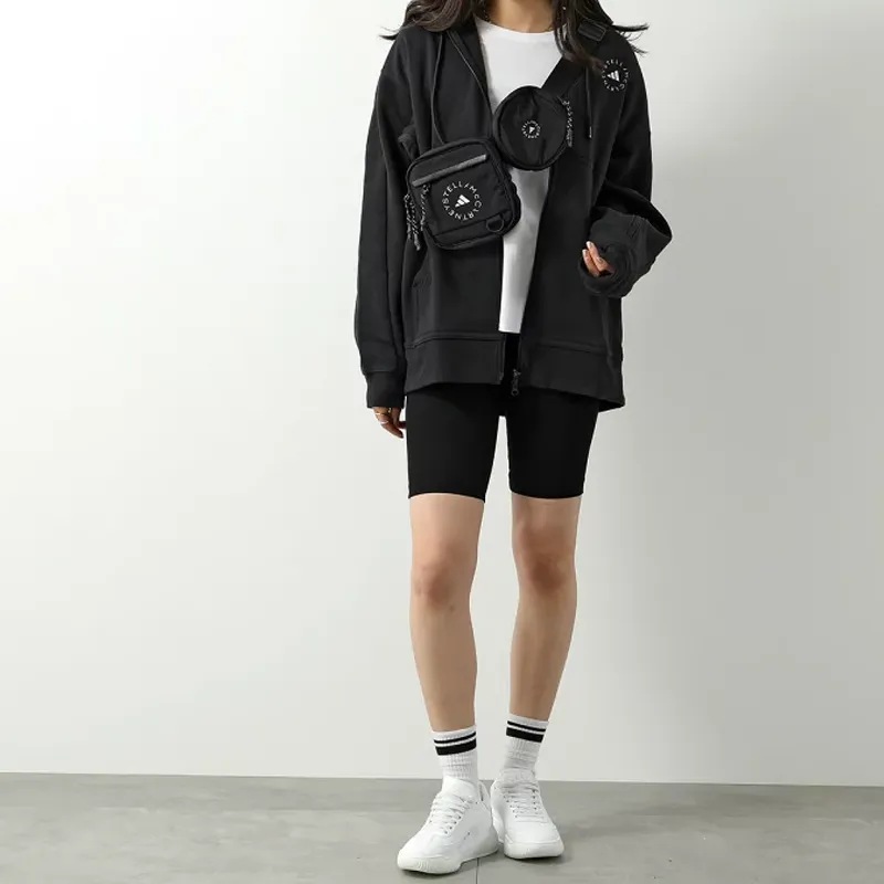 Adidas Recycled Nylon Fanny Pack Regular Women's Black-4