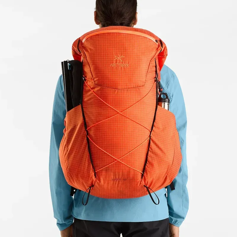 Arcteryx Nylon Outdoor Mountaineering Bag Backpack Regular Men's Orange-4