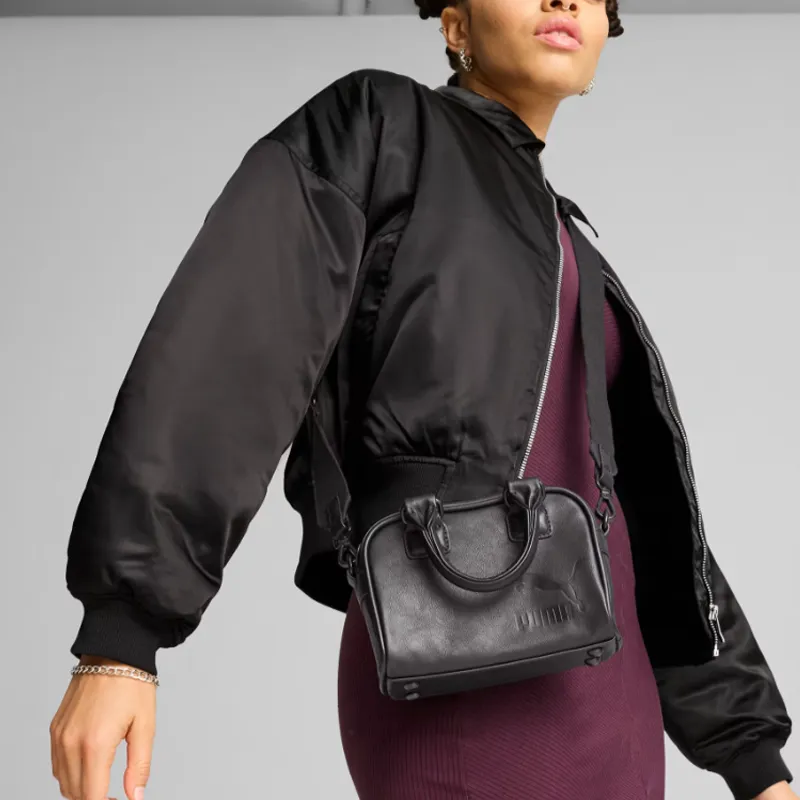 PUMA Polyester One Shoulder Handbag Crossbody Bag Small Size Unisex Black-2