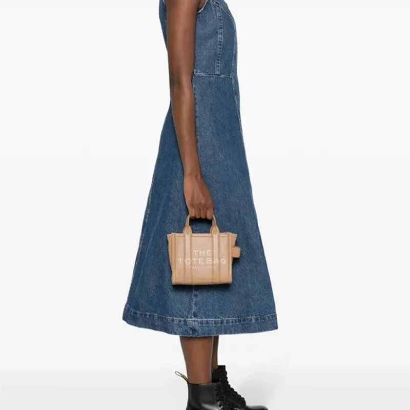 MARC JACOBS The Mini Leather Tote Bag-3