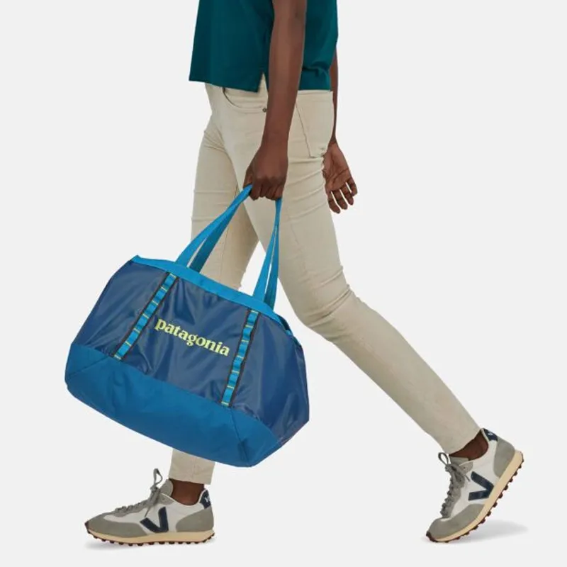 Patagonia Recycled Polyester Tote Bag Shopping Bag Shoulder Bag Handbag Regular Unisex Blue-3