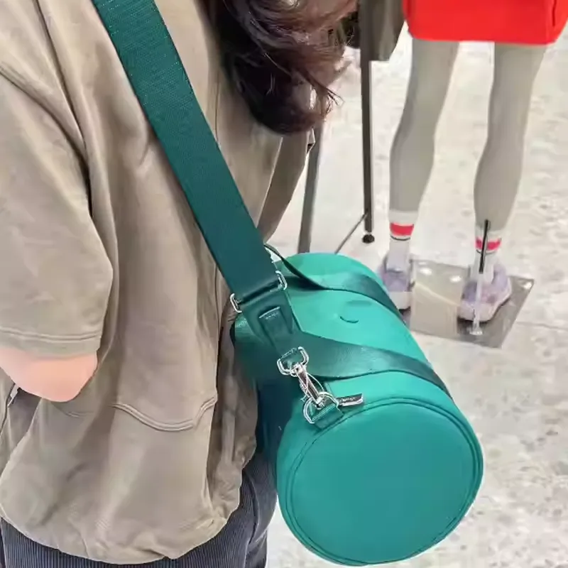 Lululemon Nylon Handbag Shoulder Bag Crossbody Bag Mini Unisex Cascadia Green-2
