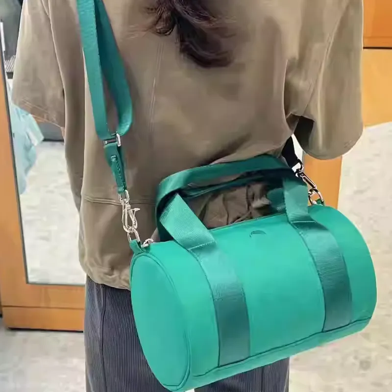 Lululemon Nylon Handbag Shoulder Bag Crossbody Bag Mini Unisex Cascadia Green-3